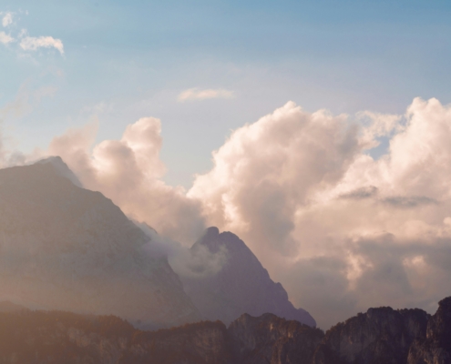 Himmel mit Wolken